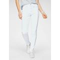 Skinny-fit-Jeans LEVI'S "721 High rise skinny" Gr. 25, Länge 28, weiß (white) Damen Jeans Röhrenjeans mit hohem Bund