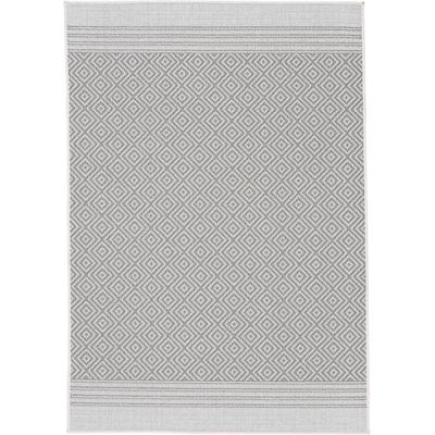Teppich CARPETFINE "Boho 103", beige, B:200cm H:4mm L:290cm, Polypropylen, Teppiche, robustes Flachgewebe, Sisal Optik, UV-beständig, Außenbereich Image