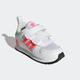 Sneaker ADIDAS ORIGINALS "ZX 700 HD" Gr. 21, weiß (ftwwht, turbo, whitin) Kinder Schuhe Sneaker