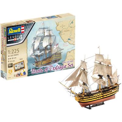 Modellbausatz REVELL "HMS Victory, Battle of Trafalgar", bunt, Modellbausätze, KinderH:33cm L:40cm, Kunststoff, Made in Europe, H:33cm L:40cm Image