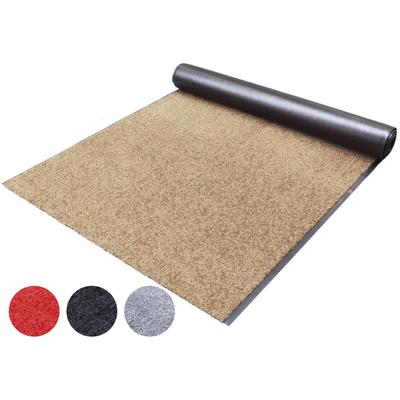 Läufer "Schmutzfangläufer CLEAN", beige, B:120cm H:9mm L:500cm, Polyamid, PRIMAFLOR-IDEEN IN TEXTIL, Teppiche, Schmutzfangläufer, Schmutzfangmatte, Uni Farben, strapazierfähig, rutschhemmend, waschbar Image