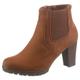 Stiefelette CITY WALK Gr. 37, braun (cognac) Damen Schuhe Reißverschlussstiefeletten