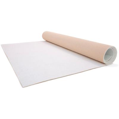Läufer "PODIUM, Made in Belgium", weiß, B:100cm H:2,6mm L:1800cm, Polypropylen (PP), PRIMAFLOR-IDEEN IN TEXTIL, Teppiche, Breite 100 cm, robuster Nadelfilz, Uni-Farben Image