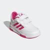 Klettschuh ADIDAS SPORTSWEAR "TENSAUR HOOK AND LOOP", Gr. 25, pink (cloud weiß, team real magenta, core schwarz), Synthetik, Textil, sportlich, Schuhe, für Kinder mit Klettverschluss