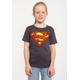 T-Shirt LOGOSHIRT "Superman" Gr. 158, blau Mädchen Shirts T-Shirts