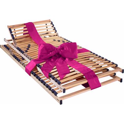 Lattenrost BECO "Noxus Flex K", braun (naturbelassen), B:90cm H:7,5cm L:200cm, Lattenroste, mit Härteverstellung Image