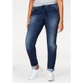 Jogg Pants KANGAROOS Gr. 40, N-Gr, blau (blue, used) Damen Jeans Jogger-Pants Stretchjeans Jogg Treggings Destroyed-Jeans Jeggings Slim-fit-Jeans Homewear Hose Jogginghosen