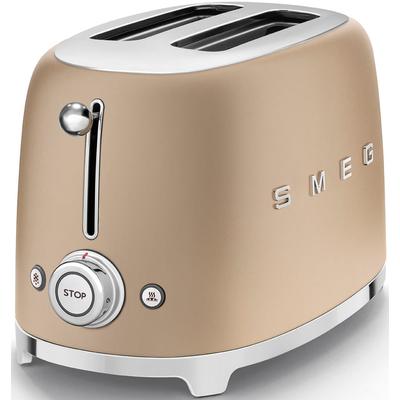 SMEG Toaster "TSF01CHMEU" beige (champagner)