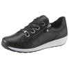 Sneaker ARA "OSAKA", Damen, Gr. 5,5 (38,5), schwarz, Leder, unifarben, sportlich, Schuhe Sneaker, Freizeitschuh, Halbschuh, Schnürschuh in bequemer Schuhweite G
