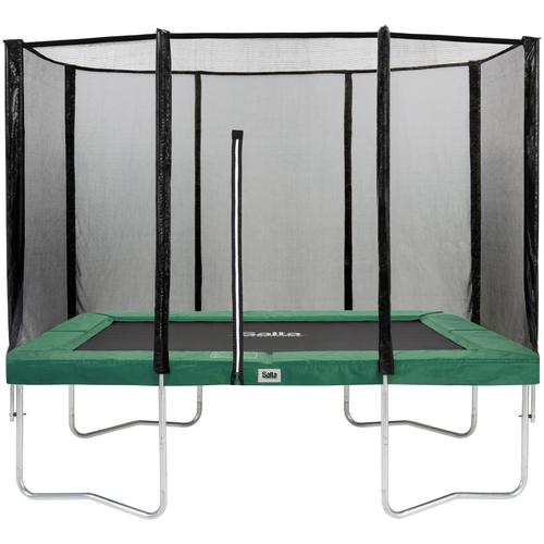 „Gartentrampolin SALTA „“Combo““ Trampoline Gr. B: 305 cm, pink (schwarz, grün) Kinder Trampoline Schutzrand grün“