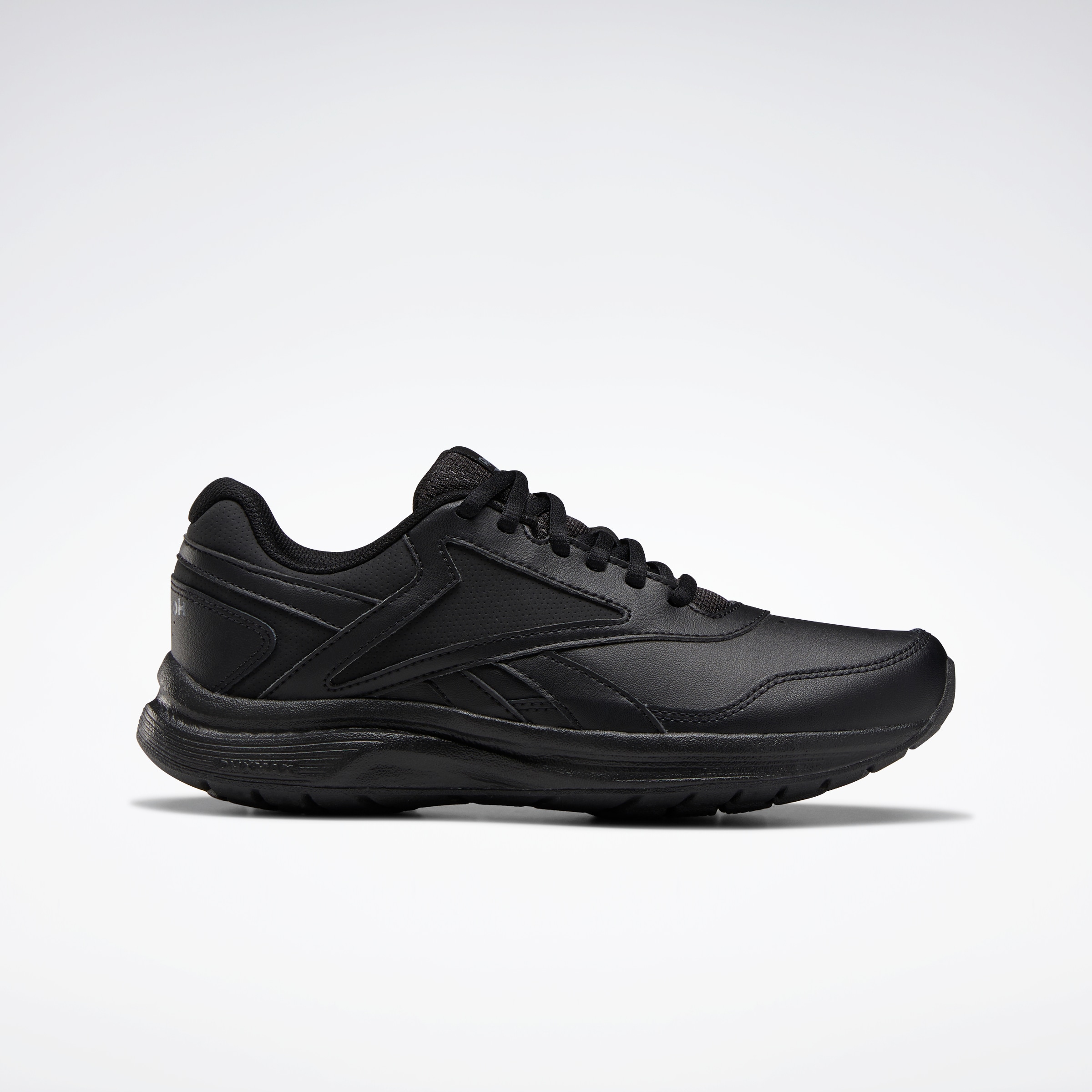 Walkingschuh REEBOK "WALK ULTRA 7.0 DMX MAX", Damen, Gr. 40, schwarz, Leder, Synthetik, Schuhe Walkingschuh