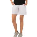 Jerseyhose TRIGEMA "TRIGEMA Sport-Shorts mit Innenslip aus Netz" Gr. XL, US-Größen, weiß Damen Hosen Jerseyhosen