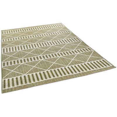 Teppich TOM TAILOR HOME "Funky Outdoor Geometric", grün, B:80cm H:5mm L:165cm, Polypropylen (PP), Teppiche, Flachgewebe, modernes Rauten Design, Outdoor geeignet, Wohnzimmer Image