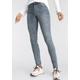 Skinny-fit-Jeans ARIZONA "Ultra-Stretch" Gr. 100, K + L Gr, blau (blue, used) Damen Jeans Röhrenjeans