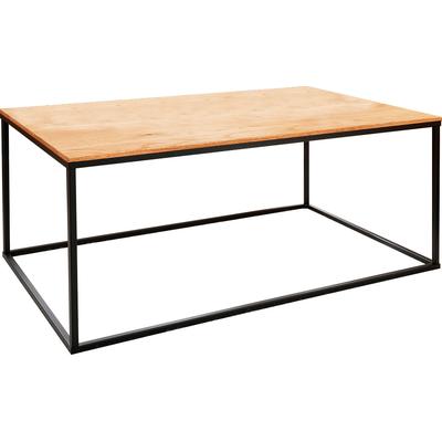 Couchtisch PAROLI, braun (eiche, schwarz, eiche), B:100cm H:40cm T:60cm, Tische Image