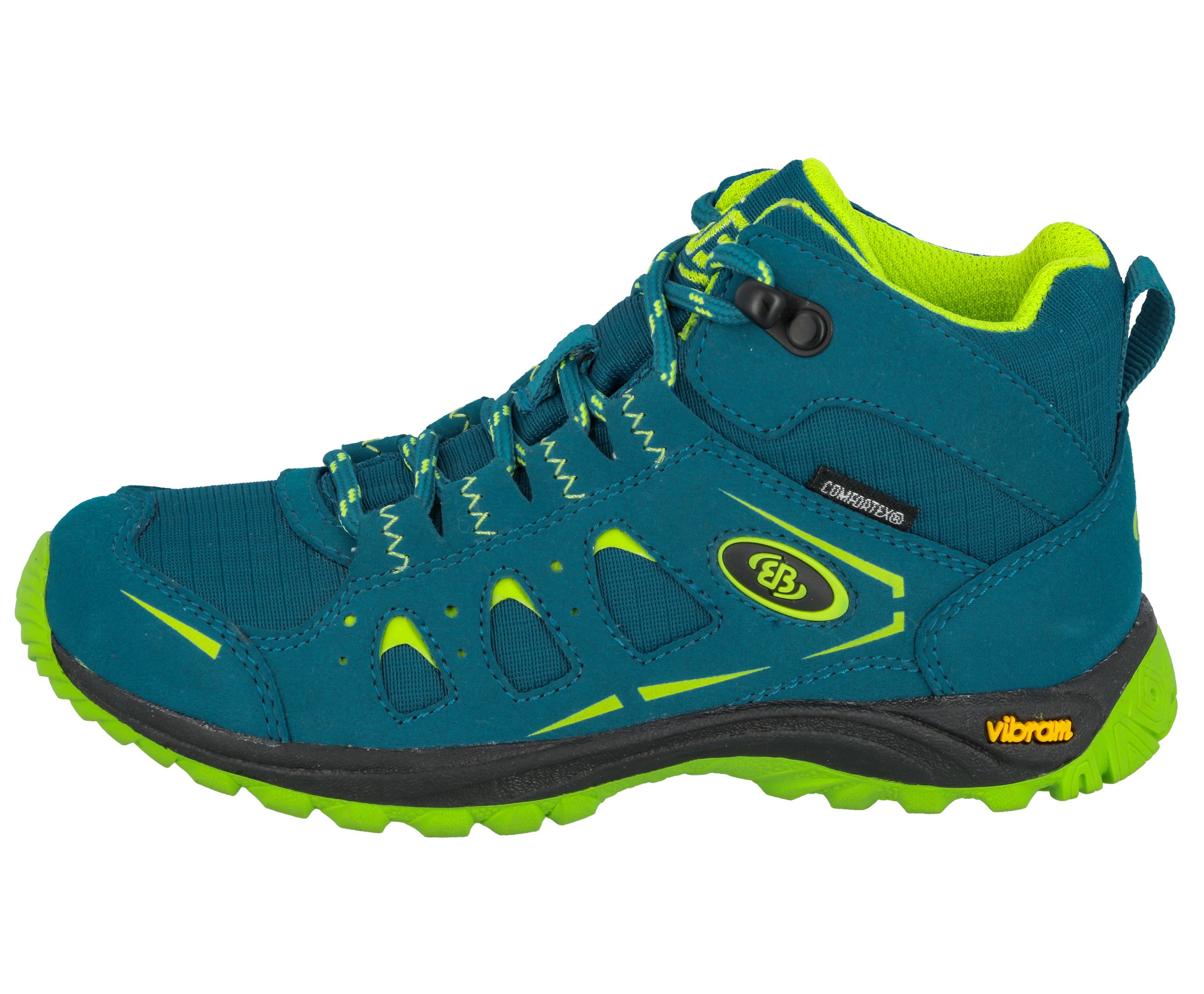 Wanderschuh BRÜTTING "Outdoorstiefel Morelia", Gr. 33, grün, Synthetik, Schuhe Image