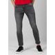 Slim-fit-Jeans TIMEZONE "Slim ScottTZ" Gr. 36, Länge 32, grau Herren Jeans Slim Fit