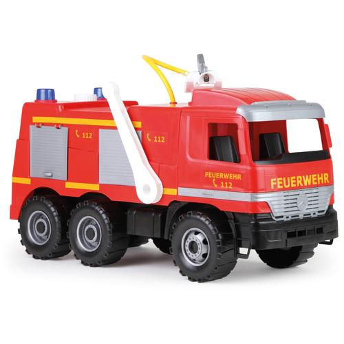 Spielzeug-Feuerwehr LENA ""Giga Trucks, Actros"" Spielzeugfahrzeuge rot Kinder Made in Europe