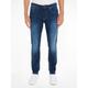 Tapered-fit-Jeans TOMMY JEANS "SLIM TAPERED AUSTIN" Gr. 32, Länge 30, blau (aspen dark blue) Herren Jeans Tapered-Jeans