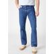 Straight-Jeans WRANGLER "Authentic Straight" Gr. 34, Länge 30, grau (stone, wash) Herren Jeans Straight Fit Bestseller