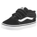 Sneaker VANS "Ward Mid V" Gr. 22, schwarz-weiß (schwarz, weiß) Schuhe Klettschuh Sneaker low