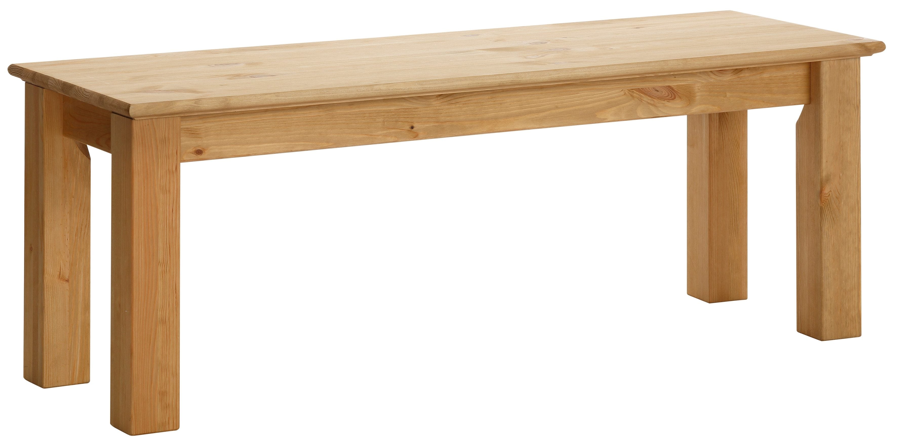 Sitzbank HOME AFFAIRE "Konrad", beige (gelaugt, geölt), B:120cm, Sitzbänke, Sitzbank, Breite 120/140/160 cm, aus massiver, FSC-zertifizierter Kiefer