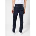 Slim-fit-Jeans STREET ONE MEN Gr. 33, Länge 34, blau (indigo blue stone wash) Herren Jeans 5-Pocket-Jeans