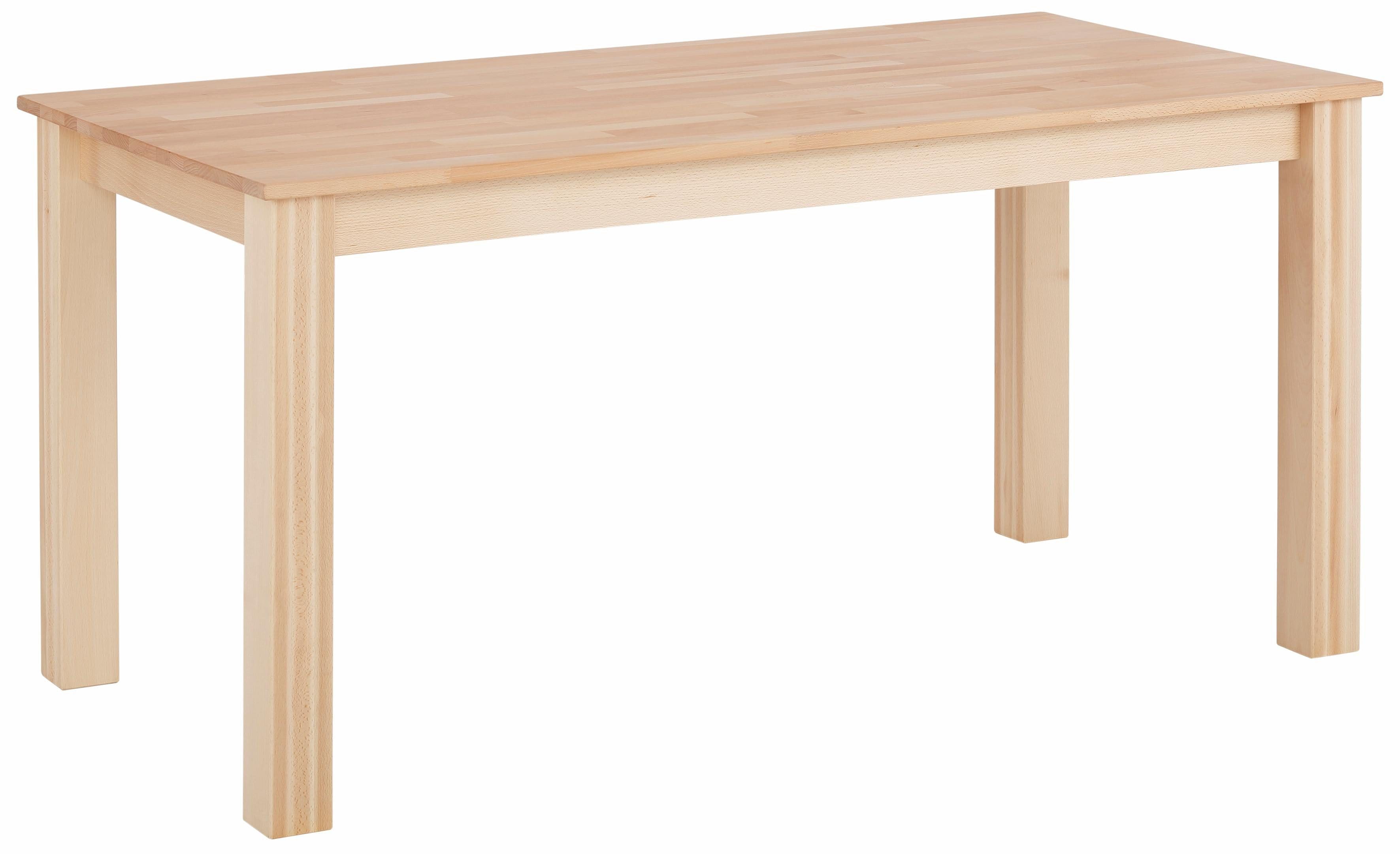 Esstisch HOME AFFAIRE "Luisa", braun (buche), B:160cm H:76cm T:80cm, Tische, Esstisch, aus massivem Buchenholz, in 4 Tischbreiten erhältlich