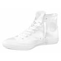 Sneaker CONVERSE "CHUCK TAYLOR ALL STAR HI Unisex Mono" Gr. 42, weiß (white, monochrome) Schuhe Bekleidung