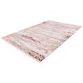 Teppich CALO-DELUXE "Miran 625" Teppiche Gr. B/L: 80 cm x 150 cm, 12 mm, 1 St., rosa (lachs, grau) Esszimmerteppiche