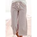 Pyjamahose S.OLIVER Gr. 40/42, N-Gr, rosa (blassrosa, gestreift) Damen Hosen Pyjamas
