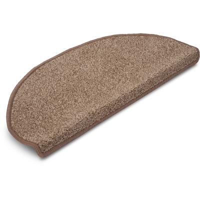 Stufenmatte HANSE HOME EXCLUSIV "Liberty", beige (beige, braun), B:28cm H:7mm L:65cm, Polypropylen, Teppiche, Uni, robust, kräftige Farben, Meliert, Treppe, Gekettelt, 15 er Set Image