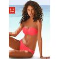 Bügel-Bandeau-Bikini BUFFALO Gr. 36, Cup C, rot (hummer) Damen Bikini-Sets Ocean Blue