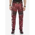 Bequeme Jeans CIPO & BAXX Gr. 38, Länge 34, rot Herren Jeans