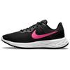 Laufschuh NIKE "REVOLUTION 6 NEXT NATURE", Gr. 37,5, pink (schwarz, neonrot), Textil, sportlich, Schuhe