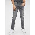 Slim-fit-Jeans REPLAY "Anbass Superstretch" Gr. 34, Länge 36, grau (grey) Herren Jeans Slim Fit