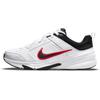 Sneaker NIKE "DEFY ALL DAY", Gr. 42,5, rot (weiß, schwarz, university, rot), Synthetik, Leder, sportlich, Schuhe