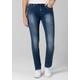 Slim-fit-Jeans TIMEZONE "Slim TahilaTZ Womenshape" Gr. 29, Länge 34, blau Damen Jeans 5-Pocket-Jeans Röhrenjeans