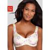 T-Shirt-BH NUANCE, Damen, Gr. 80, Cup F, weiß (weiß, pastell), Microtouch, Obermaterial: 82% Polyamid (TACTEL), 18% Elasthan (LYCRA), Basic, BHs, aus hochwertiger Microfaser