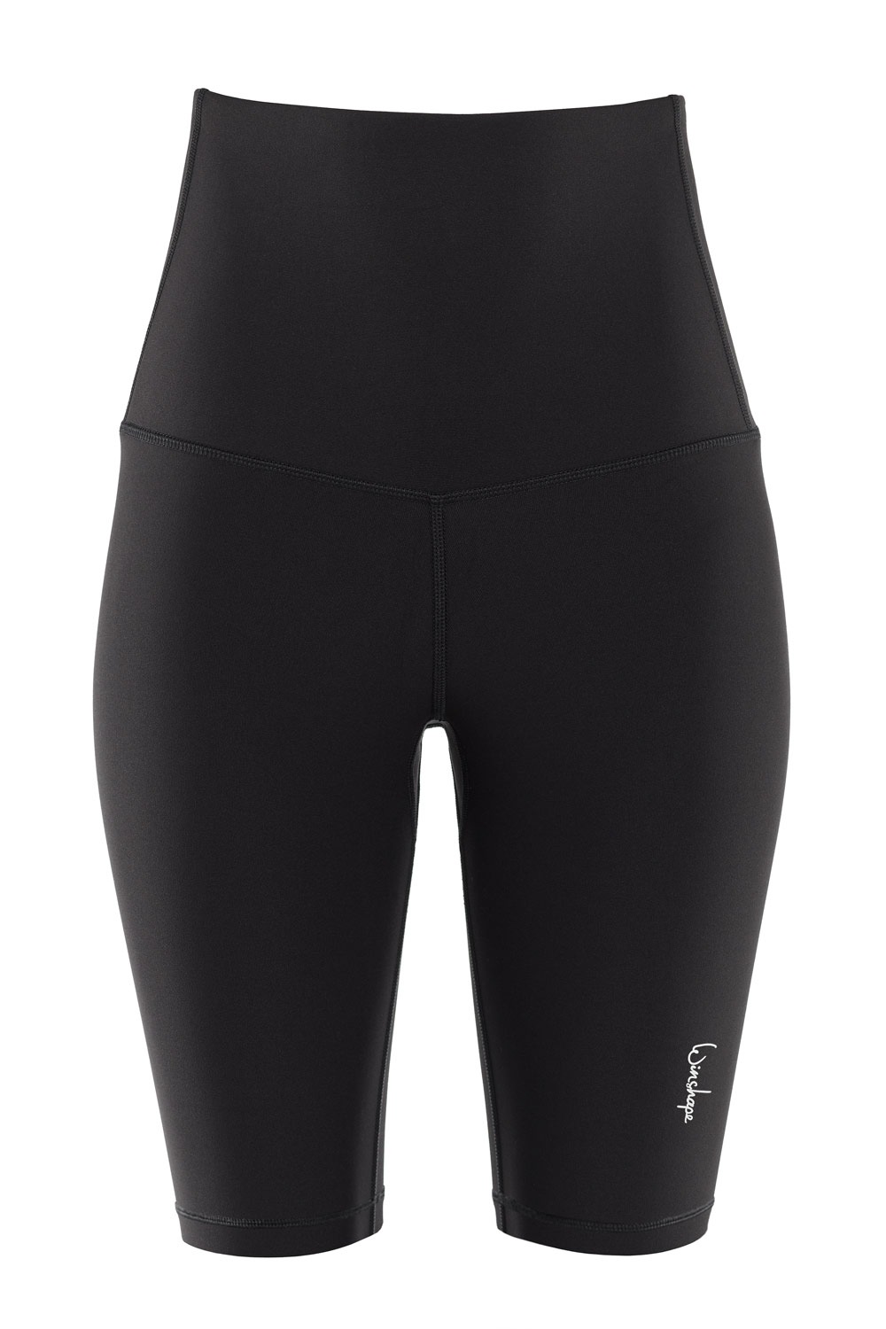 Shorts WINSHAPE "Functional Comfort HWL412C", Damen, Gr. XL, Normalgrößen, schwarz, 85% Polyester, 15% Elasthan, Hosen, High Waist Biker Shorts Image