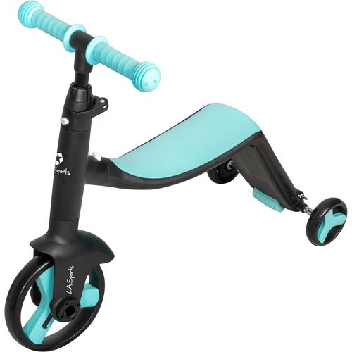 Dreiradscooter L.A. SPORTS Scooter blau (schwarz, hellblau) Scooter