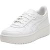 Plateausneaker ASICS SPORTSTYLE "JAPAN S PF", Gr. 38, weiß, Synthetik, unifarben, sportlich, Schuhe