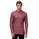 Strickpullover RUSTY NEAL Gr. XXXL, rot (weinrot) Herren Pullover Rundhalspullover