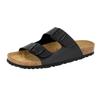 Pantolette LICO "Pantolette Bioline Man", Gr. 47, schwarz, Synthetik, Schuhe