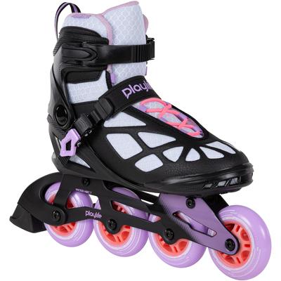Inlineskates PLAYLIFE "Playlife Lancer" Gr. 42, lila (lavendel, schwarz, weiß), Inlineskates_Rollschuhe_Schlittschuhe, 42, Kunstfaser