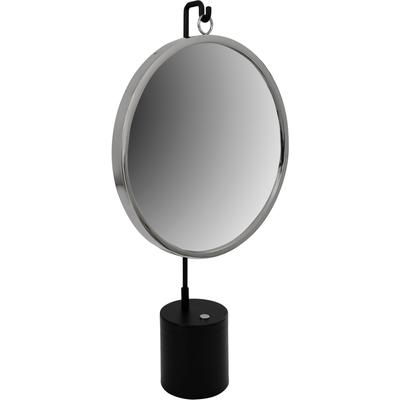 Dekospiegel KAYOOM "Tischspiegel Eleganca 325" Spiegel Gr. B/H/T: 41 cm x 75 cm x 14 cm Ø 0 cm, silberfarben (schwarz, silberfarben) Dekospiegel
