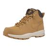 Schnürboots NIKE SPORTSWEAR "Manoa Leather", Gr. 42, gelb (haystack, haystack, velvet, braun), Leder, sportlich, Schuhe