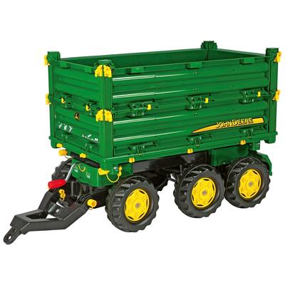 Kinderfahrzeug-Anhänger ROLLY TOYS "John Deere", grün, Spielfahrzeug-Anhänger, KinderB:45,5cm H:63cm L:113cm, Kunststoff, für Trettraktoren, B:45,5cm H:63cm L:113cm