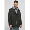 Allwetterjacke URBAN CLASSICS "Urban Classics Herren Classic Pea Coat" Gr. XL, schwarz (black) Herren Jacken Übergangsjacken