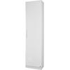 Mehrzweckschrank RAUCH "Garderobe Drehtürenschrank Kleiderschrank Schrank Schuhschrank MINOSA", weiß (alpinweiß, hochglanz weiß), B:47cm H:197cm T:41cm, Holzwerkstoff, Schränke, Breite 47 cm mit 4 Einlegeböden, viel Stauraum MADE IN GERMANY